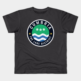 Cumbria - The Lake District Flag Kids T-Shirt